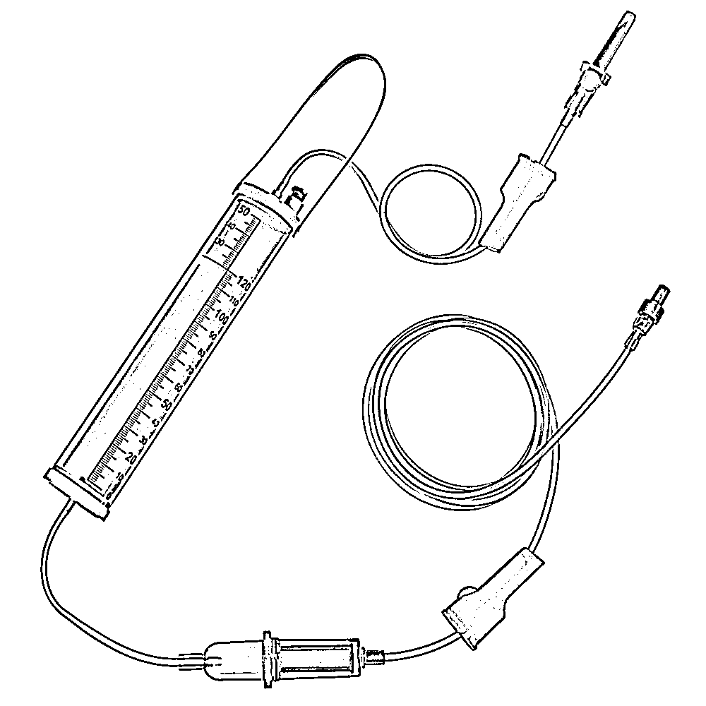 Infusion giving set burette I+solutions